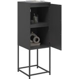  Visoka komoda crna 36x39x107 cm čelična | shoptok.hr