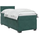  Boxspring krevet s madracem Tamnozelena 90 x 200 cm Baršun | shoptok.hr