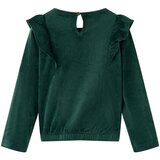  Dječja bluza s volanima tamnozelena 104 | shoptok.hr