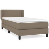 Maison Chic Box spring postelja - Vzmetna postelja z vzmetnico taupe 90x190 cm blago SL7196, (21886124) Cene