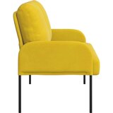  Sedežne garniture z blazino 110cm Rumena Vezani les, (5000155289) | Shoptok.si