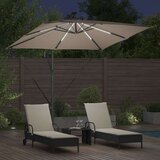  Suncobran Sivo-smeđa 249 x 249 x 250 cm Poliester i aluminij | shoptok.hr