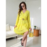 Resti Women's mini dress with ruffles and wrap neckline | shoptok.hr