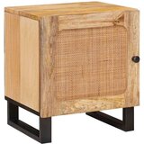  Noćni ormar 2 pcs Prirodna 40 x 33 5 x 46 cm Čvrsto drvo manga | shoptok.hr