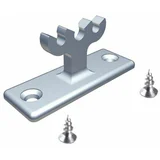 Element za spajanje dve fleksibilne kanalice Easy Desk 3G crni