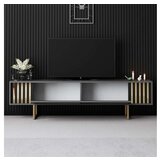 Hanah home TV polica Gold Line Anthracite Gold