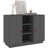  Komoda siva 100 x 40 x 75 cm od masivne borovine | Eponuda.com