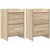 vidaXL Noćni ormarići 2 pcs Hrast sonoma 40 x 30 x 60 cm Cijene