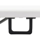  Sklopive vrtne klupe 2 kom 180 cm HDPE bijele | shoptok.hr