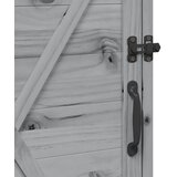  Vrtna Šupa s krovom Siva 59,5 x 56 x 113,5 cm Čvrsto drvo jele | shoptok.hr