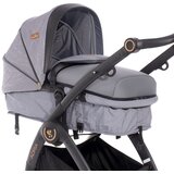 Lorelli ADRIA Kolica Black 2u1 SET: Košara + Putna Torba + Zimska Navlaka (do 15 kg) | shoptok.hr