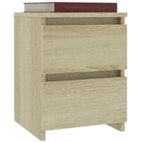  Noćni ormarići 2 kom boja hrasta 30x30x40 cm konstruirano drvo Smeđa | Shoptok.si