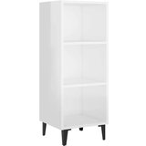  Komoda visok sijaj bela 34,5x32,5x90 cm konstruiran les, (20654570) | Shoptok.si