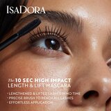 IsaDora 10 Sec High Impact Lenght & Lift maskara za produljenje i odvajanje trepavica nijansa 01 Black 9 ml | shoptok.hr