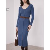 Sinsay Pletena midi haljina s viskozom | shoptok.hr