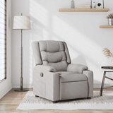 vidaXL Ležaljka Oblačno siva tkanina | shoptok.hr