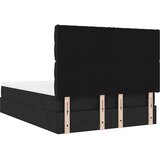 vidaXL otomanski krevet s madracem i led crni 140x190 cm tkanine | shoptok.hr