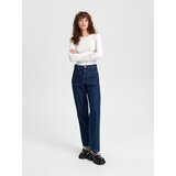 Sinsay ženske high waist wide leg traperice 7773A-59J | shoptok.hr