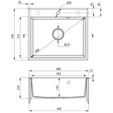 Deante granitno pomivalno korito ANDANTE ZQN 2103 | Shoptok.si