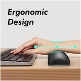 Logilink Keyboard gel pad, black, ID0044