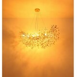 Globo 64138H3G - Luster na sajli QUEENA 10xE14/40W/230V zlatna | Eponuda.com