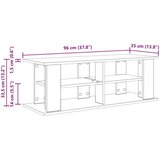  Stojalo za TV Bela 96 x 35 x 33,5 cm, (5000202748) | Shoptok.si