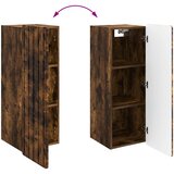  Ormar za montažu na zid Dimljeni hrast 33 x 34,5 x 94 cm | Shoptok.si