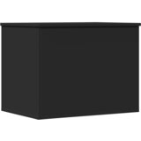 Furnova Škatla za shranjevanje črna 60x42x46 cm inženirski les, (21955926) | Shoptok.si