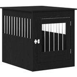 vidaXL Namještaj za pseću kabinu crni hrast 80x64,5x71 cm inženjerski drvo | shoptok.hr