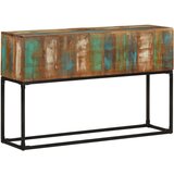  Konzolni stol 120 x 30 x 75 cm od masivnog obnovljenog drva | shoptok.hr