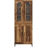  Highboard Staro drvo 69,5 x 34 x 180 cm Konstruirano drvo | shoptok.hr