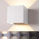 12W LED stenska svetilka z nastavljivim kotom svetlobe - bela