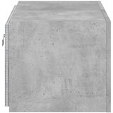 TV ormarić s LED svjetlima siva boja betona 60x35x31 cm | shoptok.hr