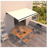  Ročno zložljiva tenda 450x350 cm krem | Shoptok.si