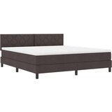 Box spring krevet Tamno smeđa 180 x 200 cm tkanina | shoptok.hr