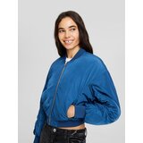Bershka Prehodna jakna modra | Shoptok.si