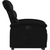  Naslonjač na podizanje od umjetne kože crni | shoptok.hr
