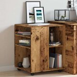 vidaXL Ormarić s kotačima boja staro drvo 60x53x72cm konstruirano drvo | shoptok.hr