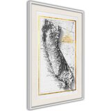  Poster - Raised Relief Map: California 20x30 | shoptok.hr