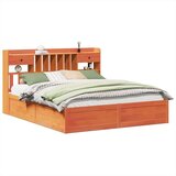 vidaXL Okvir kreveta bez madraca voštano smeđi 200x200 cm od borovine | shoptok.hr