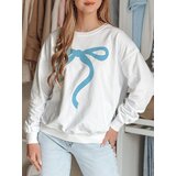 DStreet Bluza damska one size oversize SOFTTIE biała | Shoptok.si