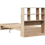vidaXL Knjižna postelja brez vzmetnice 90x200 cm trdna borovina | Shoptok.si