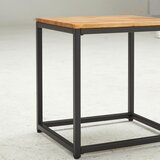 MID.YOU KLUBSKA MIZA, 50/50/40 cm črna, barve hrasta | Shoptok.si