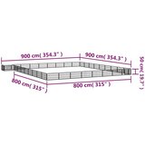  Ograda za pse s 36 panela crna 100 x 50 cm čelik obložen prahom | shoptok.hr