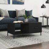 vidaXL Stolić za kavu crni 90x50x40 cm od konstruiranog drva Cijene