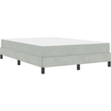 Box Postelja z vzmetnico z vzmetnico Svetlo siva 160 x 220 cm blago, (5000107072) | Shoptok.si