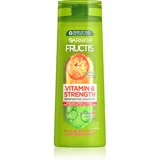 Garnier Fructis Vitamin & Strength krepilni šampon za poškodovane lase 400 ml