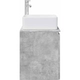  Umivaonik s policom Betonska siva 53 x 35 x 63 cm | shoptok.hr