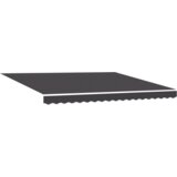 vidaXL Avtomatska retraktibilna tenda oranžne in bele barve 350x250 cm | Shoptok.si