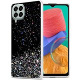 Cadorabo Ohišje, združljivo z Samsung Galaxy M33 5G in črna z bleščicami - Zaščitni ovitek iz prožnega silikona TPU s svetlečimi bleščicami, (20860324) | Shoptok.si